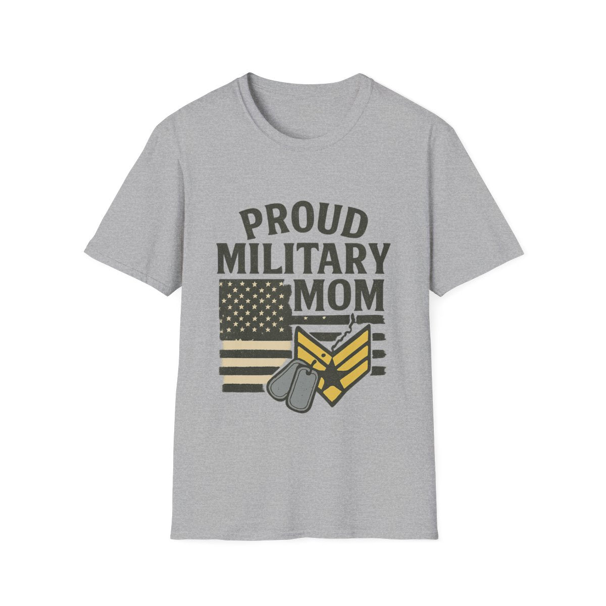 Proud Military Mom Shirt, My Heart Serves Too Tee, Army Mom Gift, Navy Mom, Marine Mom, Air Force Mom T-Shirt, Military Mother