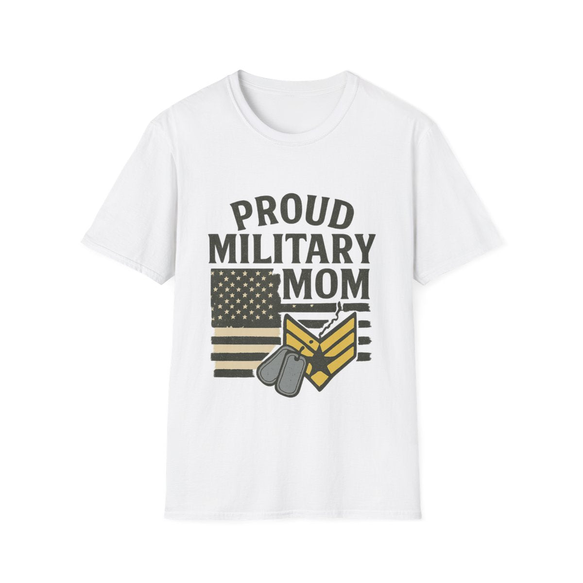 Proud Military Mom Shirt, My Heart Serves Too Tee, Army Mom Gift, Navy Mom, Marine Mom, Air Force Mom T-Shirt, Military Mother