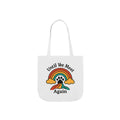 Rainbow Bridge Pet Memorial Tote Bag, Pet Loss Gift, Dog Cat Paw Print Remembrance Bag, Until We Meet Again Sympathy Gift