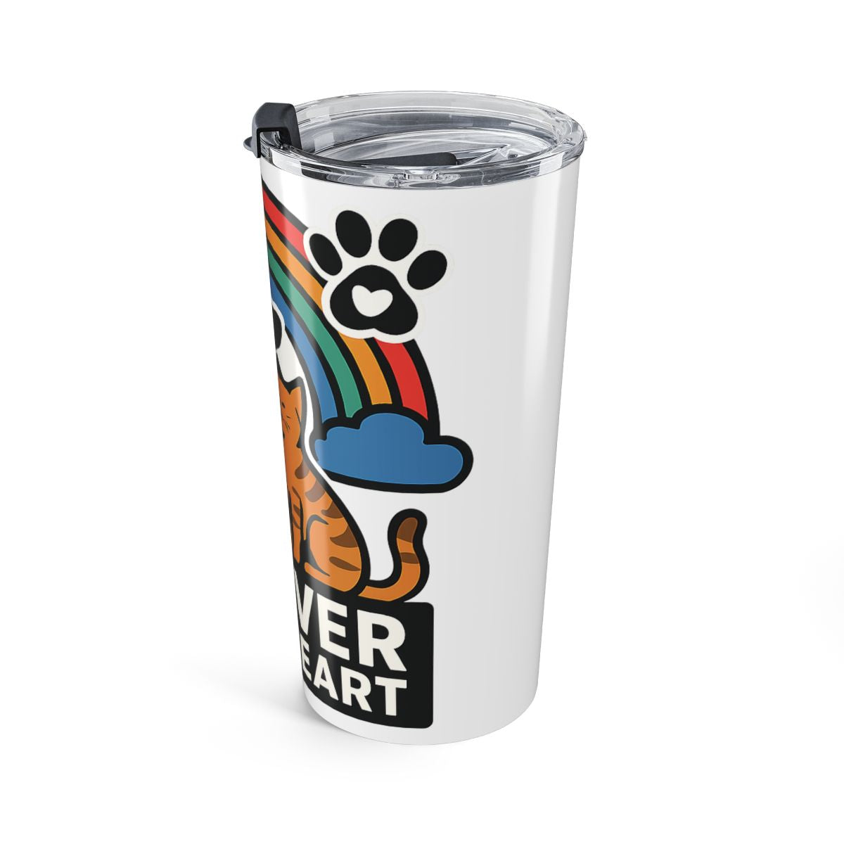 Rainbow Bridge Pet Memorial Tumbler Forever In My Heart Dog Cat Loss Sympathy Gift Remembrance Keepsake Pet Owner Grief Support