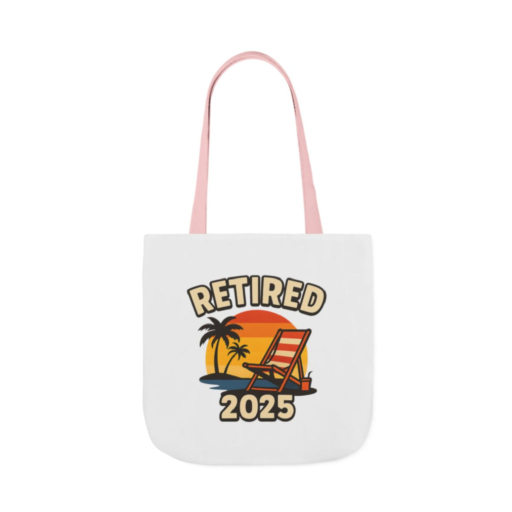 Retired 2025 Tote Bag Beach Chair Sunset Retirement Gift Retiree Beach Bag Retirement Party Favor Coworker Gift Farewell Gift