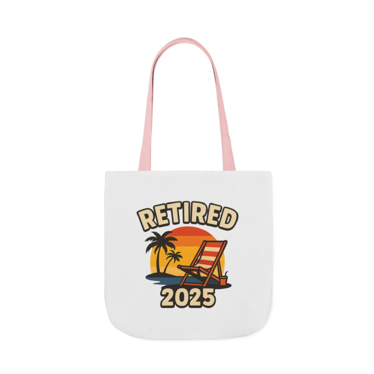 Retired 2025 Tote Bag Beach Chair Sunset Retirement Gift Retiree Beach Bag Retirement Party Favor Coworker Gift Farewell Gift