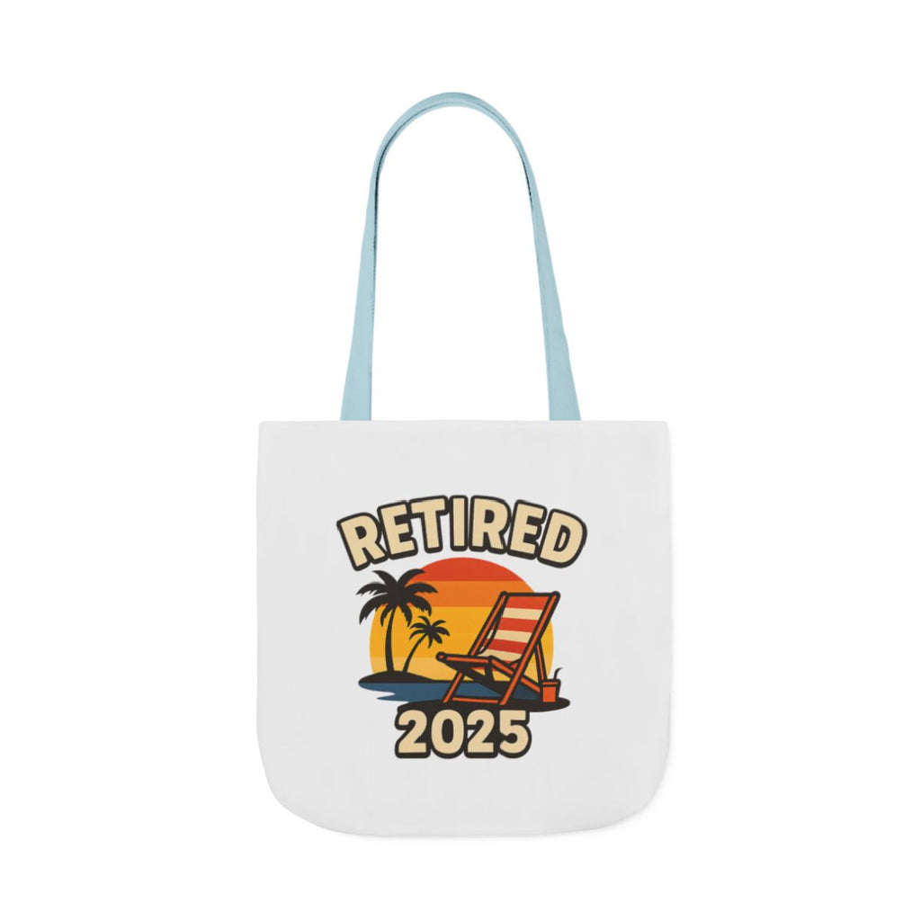 Retired 2025 Tote Bag Beach Chair Sunset Retirement Gift Retiree Beach Bag Retirement Party Favor Coworker Gift Farewell Gift
