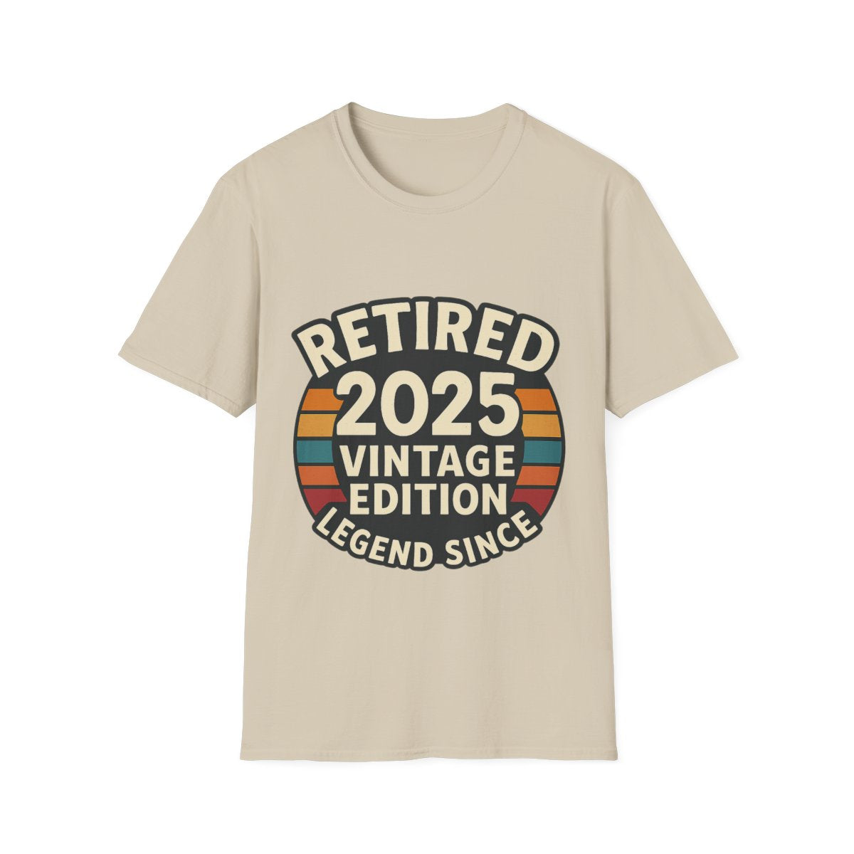 Retired 2025 Vintage Edition T-Shirt, Retirement Gift for Coworker Dad Grandpa, Funny Retirement Party Shirt, Legend Since 2025