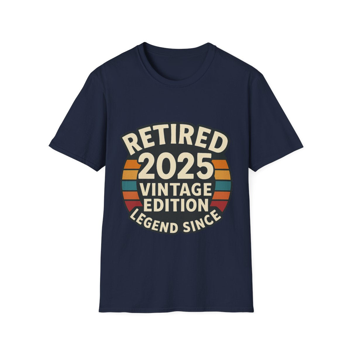 Retired 2025 Vintage Edition T-Shirt, Retirement Gift for Coworker Dad Grandpa, Funny Retirement Party Shirt, Legend Since 2025