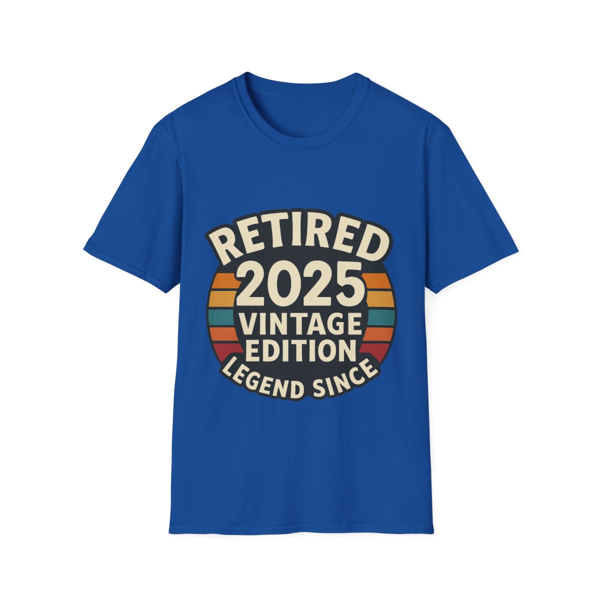 Retired 2025 Vintage Edition T-Shirt, Retirement Gift for Coworker Dad Grandpa, Funny Retirement Party Shirt, Legend Since 2025