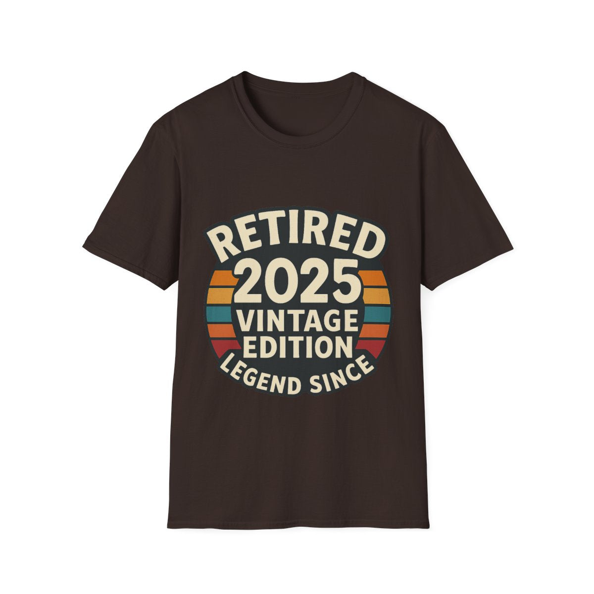 Retired 2025 Vintage Edition T-Shirt, Retirement Gift for Coworker Dad Grandpa, Funny Retirement Party Shirt, Legend Since 2025