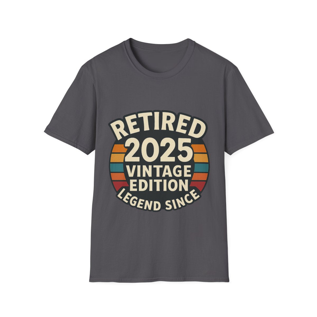 Retired 2025 Vintage Edition T-Shirt, Retirement Gift for Coworker Dad Grandpa, Funny Retirement Party Shirt, Legend Since 2025