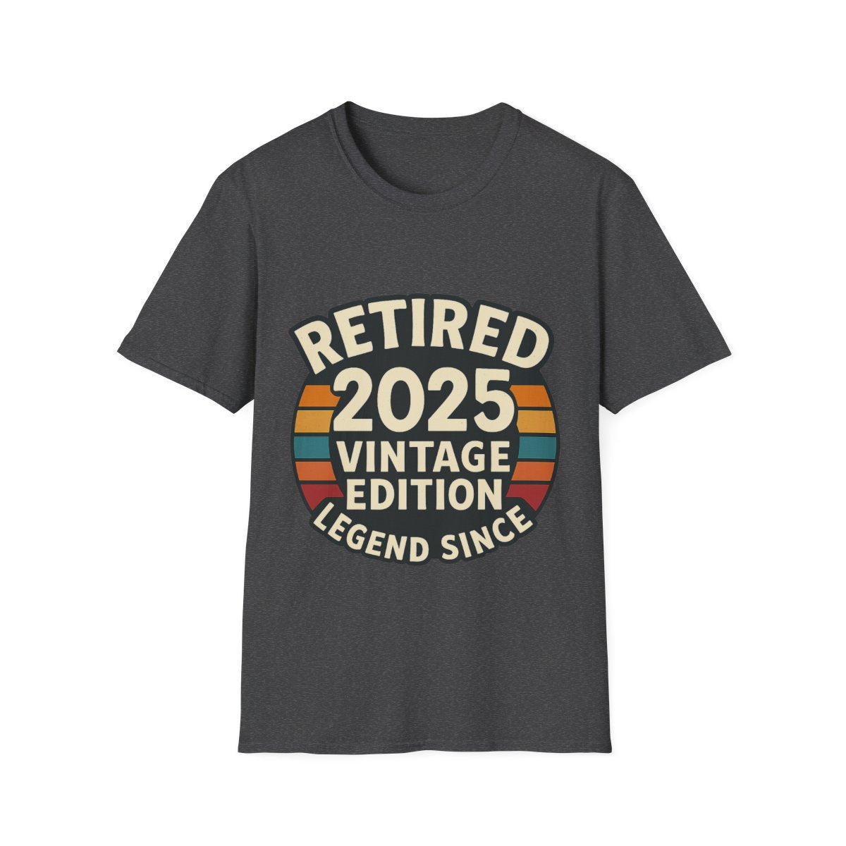 Retired 2025 Vintage Edition T-Shirt, Retirement Gift for Coworker Dad Grandpa, Funny Retirement Party Shirt, Legend Since 2025