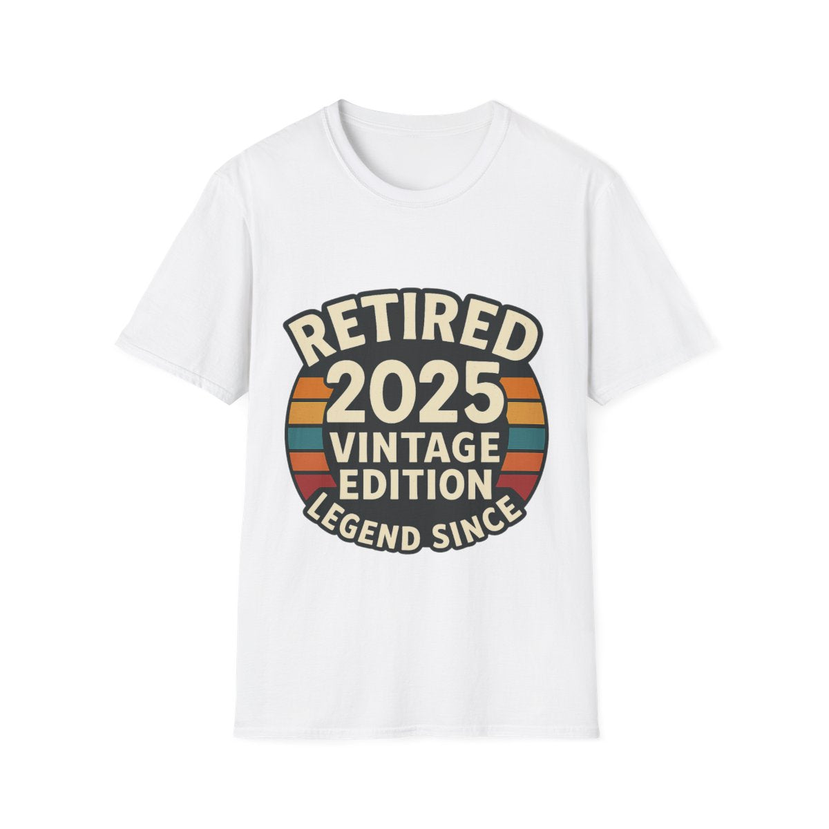 Retired 2025 Vintage Edition T-Shirt, Retirement Gift for Coworker Dad Grandpa, Funny Retirement Party Shirt, Legend Since 2025