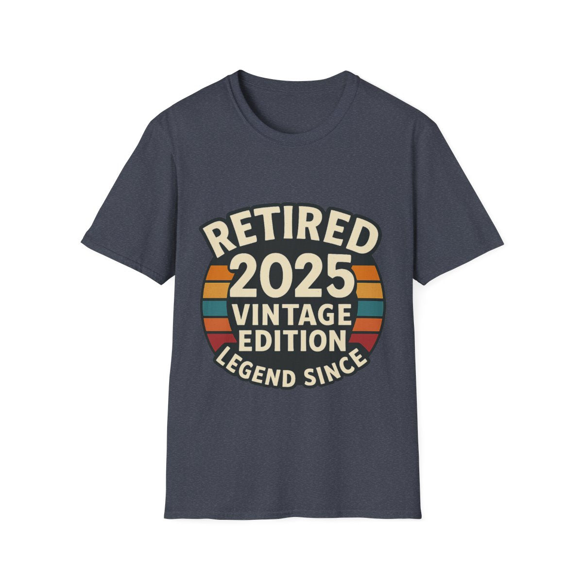 Retired 2025 Vintage Edition T-Shirt, Retirement Gift for Coworker Dad Grandpa, Funny Retirement Party Shirt, Legend Since 2025