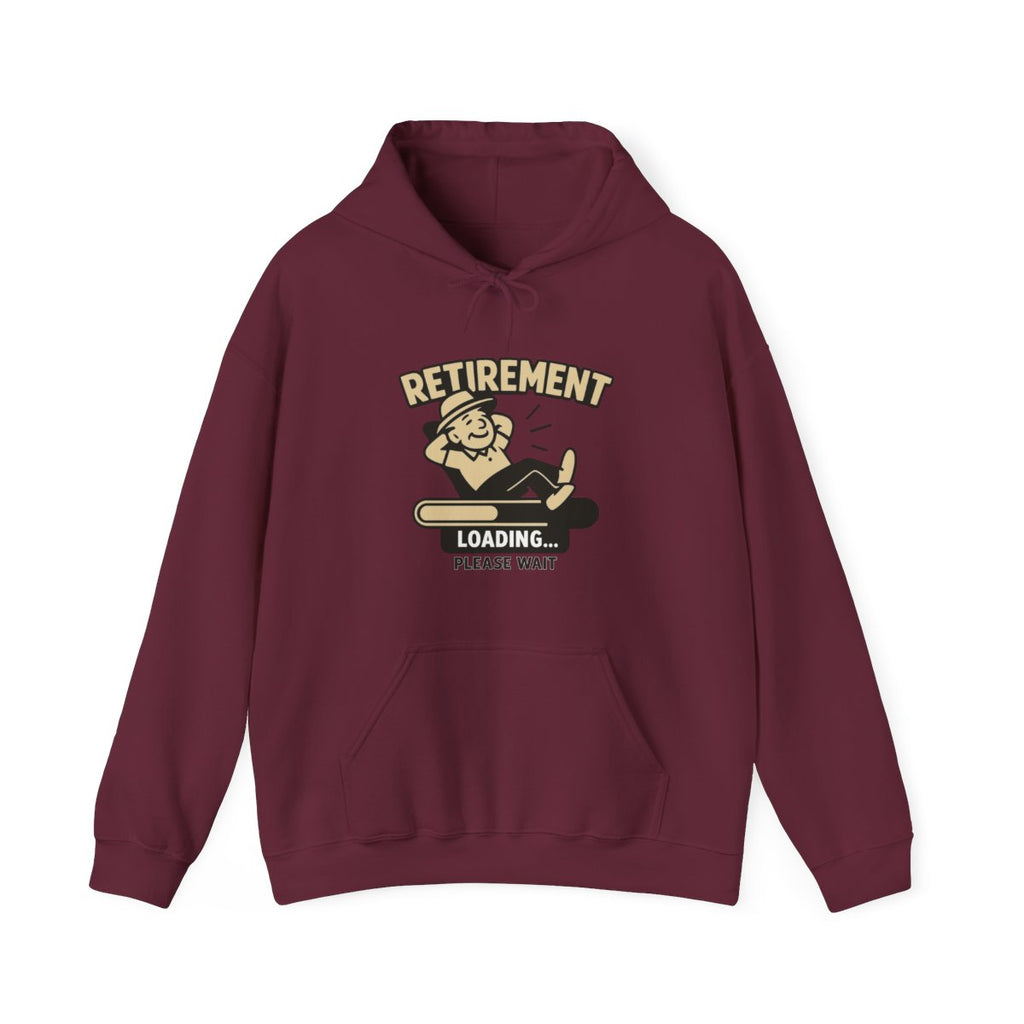 Retirement Loading Please Wait Hoodie, Funny Retirement Gift for Men Women, Retired Life Hoodie, Retirement Party Gift