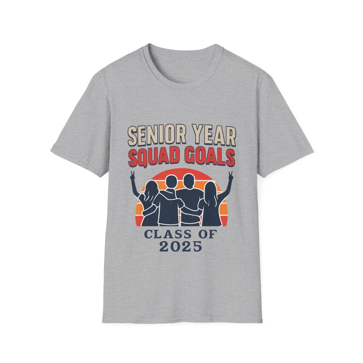 Senior Year Squad Goals Shirt, Class of 2025 Senior Shirts, Last First Day of School Shirt, Senior Year Gift, High School Senior Tee