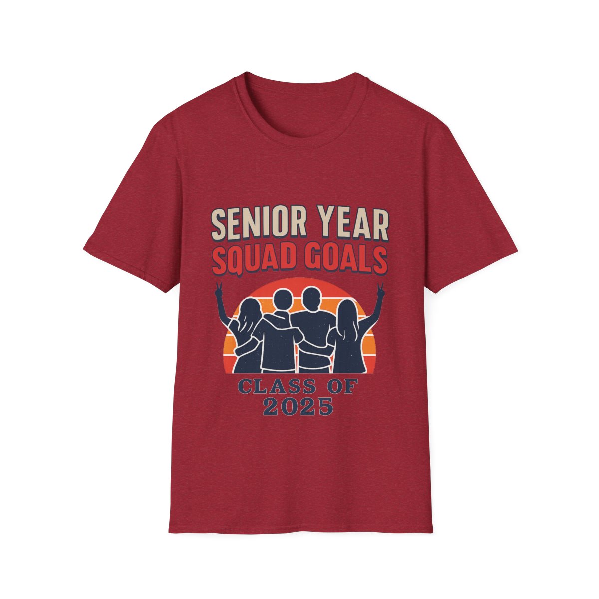 Senior Year Squad Goals Shirt, Class of 2025 Senior Shirts, Last First Day of School Shirt, Senior Year Gift, High School Senior Tee