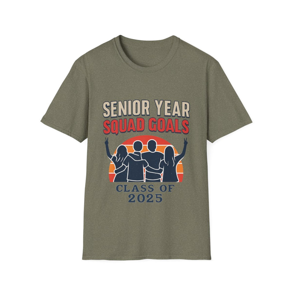Senior Year Squad Goals Shirt, Class of 2025 Senior Shirts, Last First Day of School Shirt, Senior Year Gift, High School Senior Tee