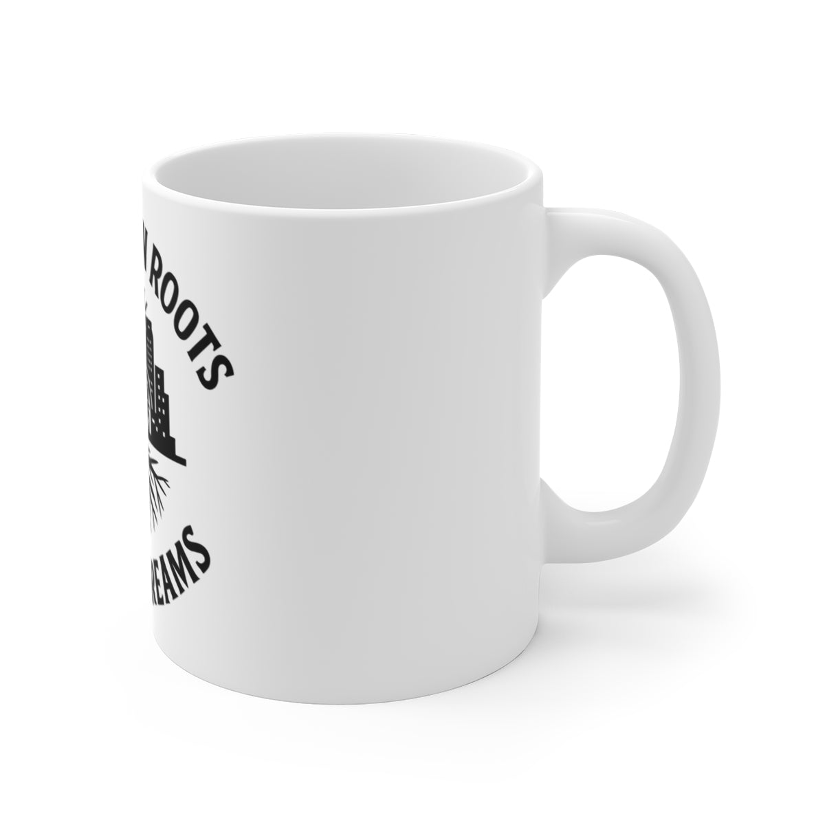 Small Town Roots Big City Dreams Coffee Mug | Hometown Pride Gift | Farmhouse Inspirational Mug | Small Town Girl Boy Gift