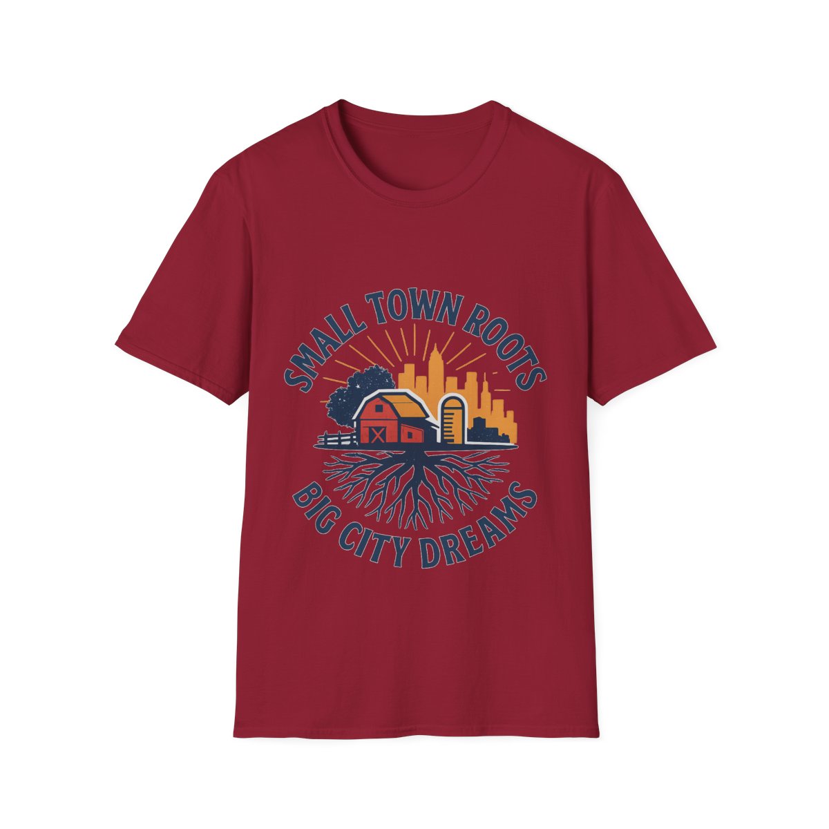 Small Town Roots Big City Dreams Shirt, Hometown Pride Tee, Vintage Americana Tshirt, Country Girl Gift, Small Town Pride