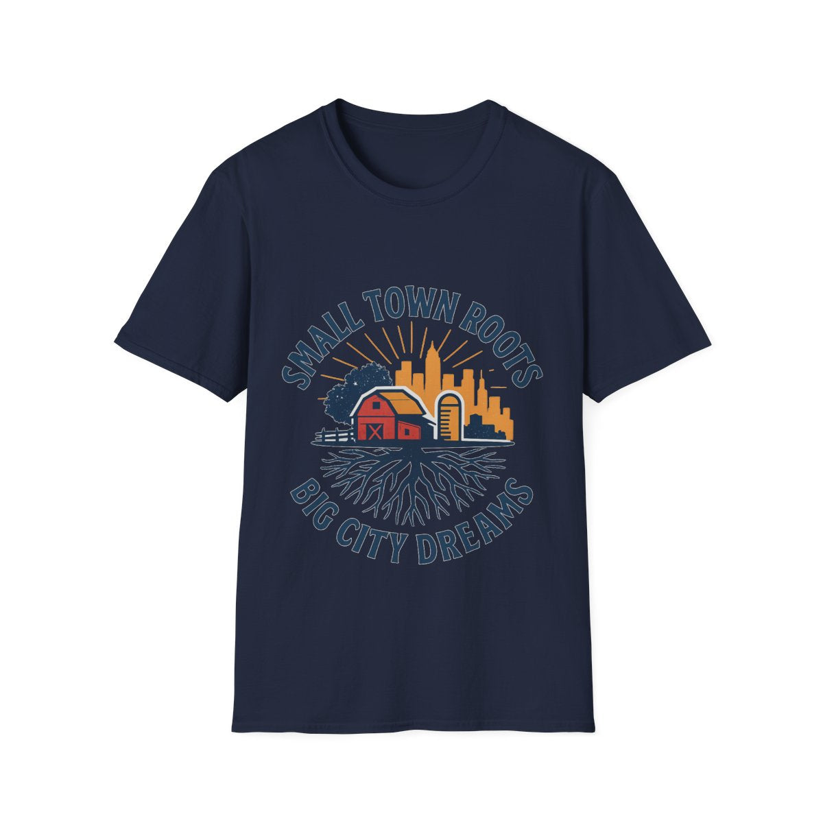 Small Town Roots Big City Dreams Shirt, Hometown Pride Tee, Vintage Americana Tshirt, Country Girl Gift, Small Town Pride