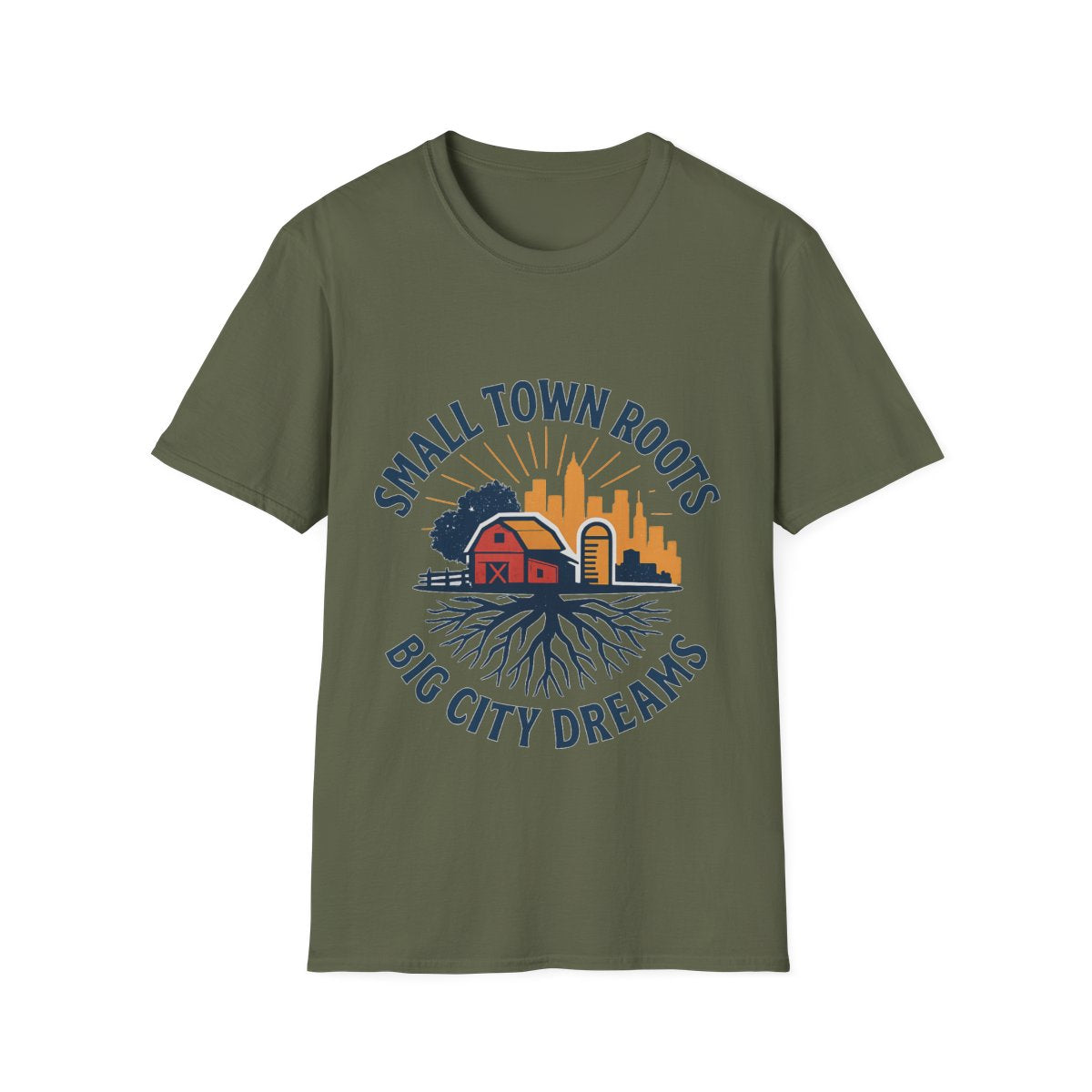 Small Town Roots Big City Dreams Shirt, Hometown Pride Tee, Vintage Americana Tshirt, Country Girl Gift, Small Town Pride