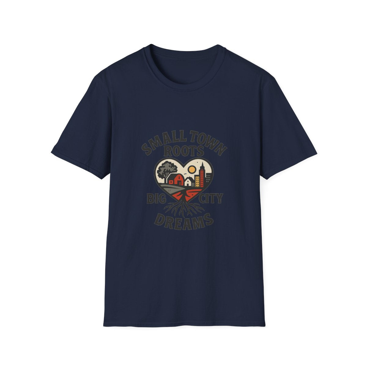 Small Town Roots Big City Dreams Shirt, Hometown Pride Tshirt, Small Town Girl Gift, Nostalgic Country Roots Tee, Moving Away Gift