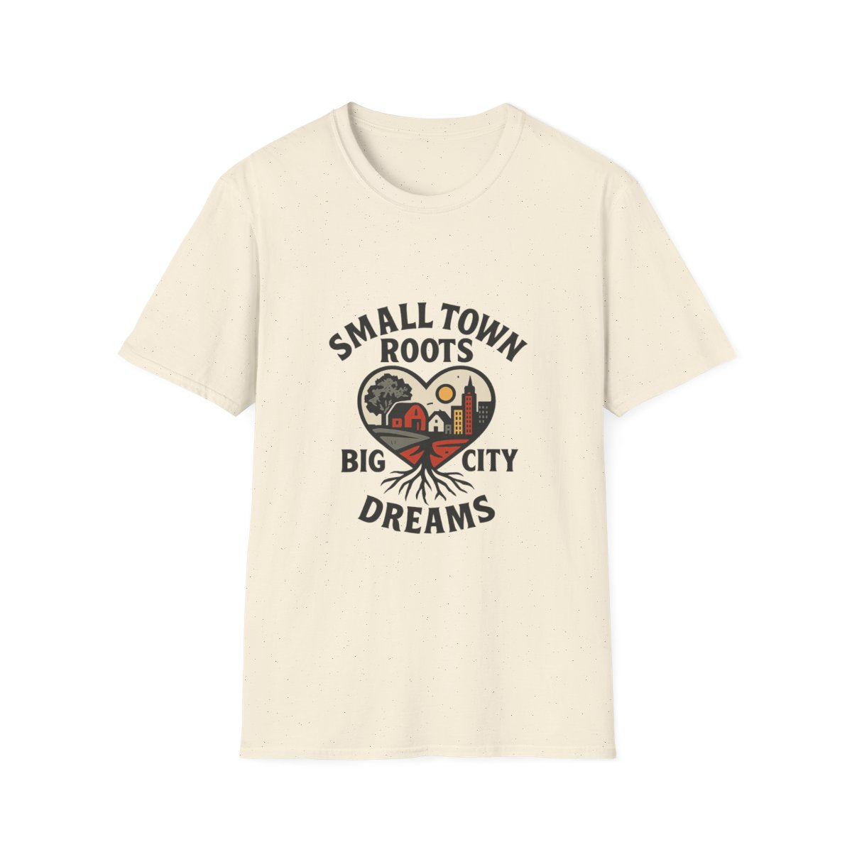 Small Town Roots Big City Dreams Shirt, Hometown Pride Tshirt, Small Town Girl Gift, Nostalgic Country Roots Tee, Moving Away Gift