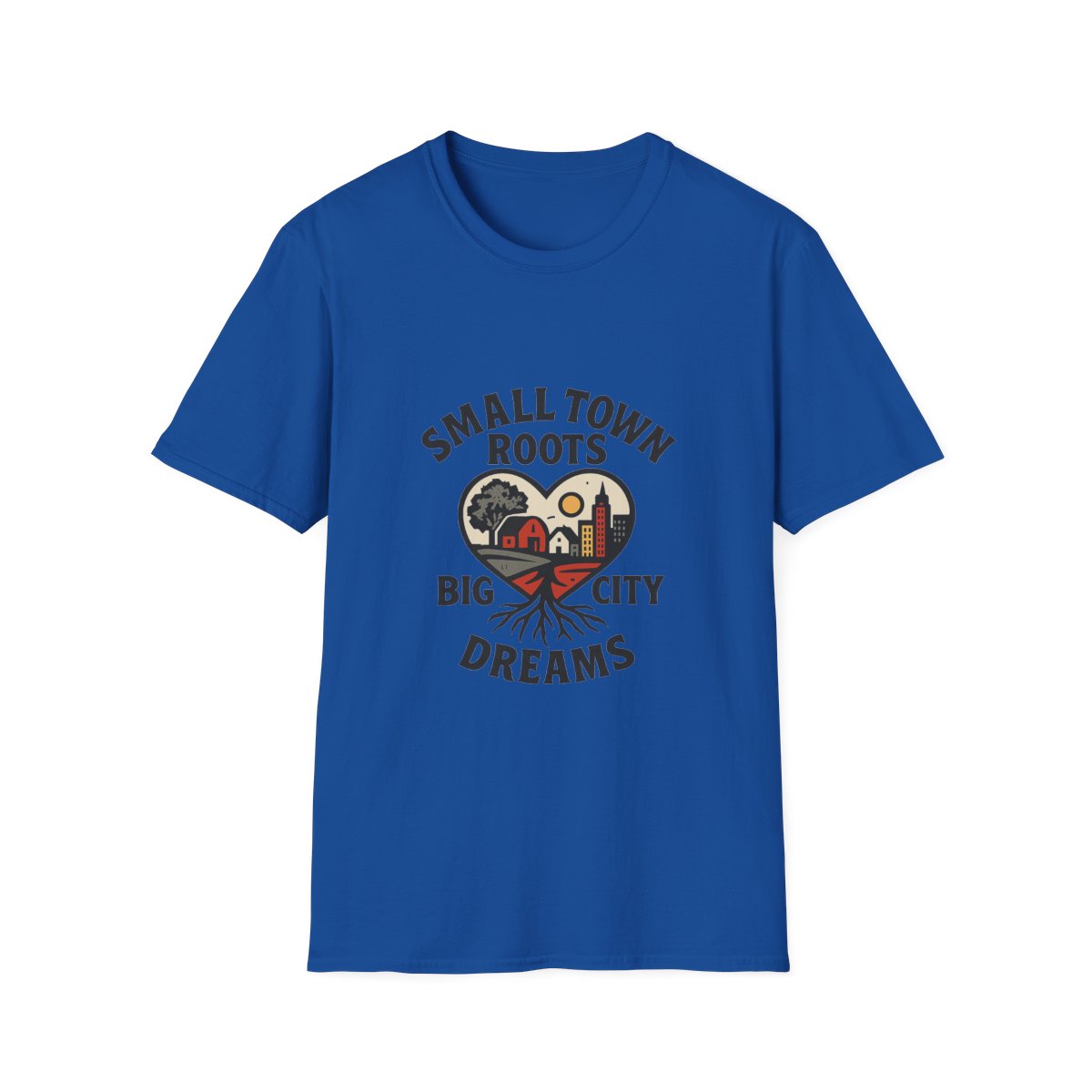 Small Town Roots Big City Dreams Shirt, Hometown Pride Tshirt, Small Town Girl Gift, Nostalgic Country Roots Tee, Moving Away Gift