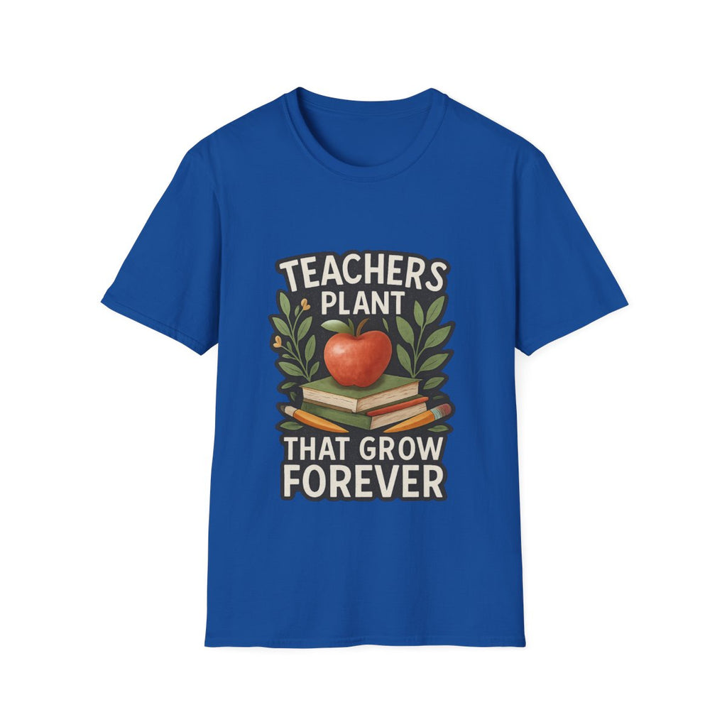 Teacher Appreciation Shirt Teachers Plant Seeds That Grow Forever Tee Gift for Teacher Watercolor Botanical Thank You Teacher Tshirt