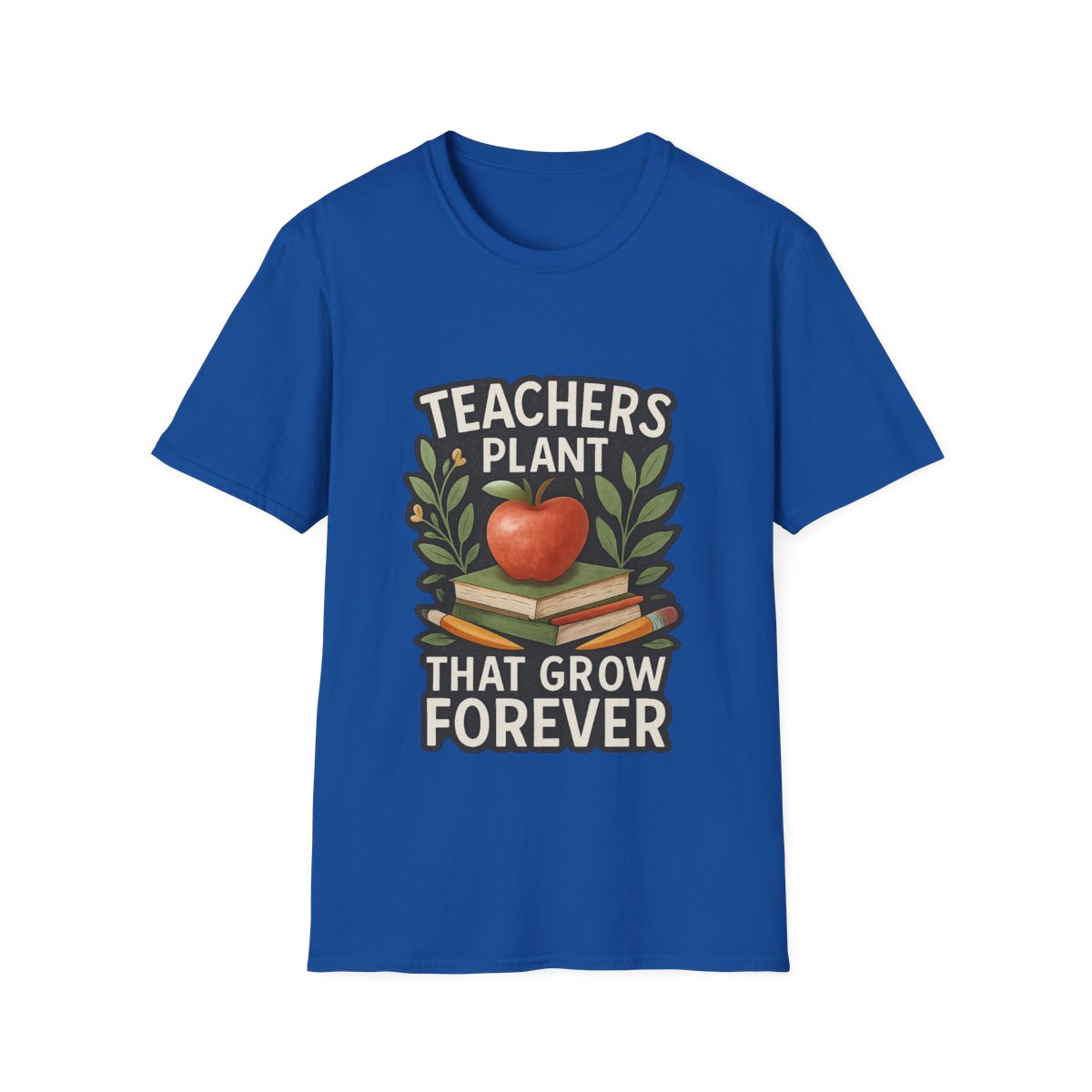 Teacher Appreciation Shirt Teachers Plant Seeds That Grow Forever Tee Gift for Teacher Watercolor Botanical Thank You Teacher Tshirt