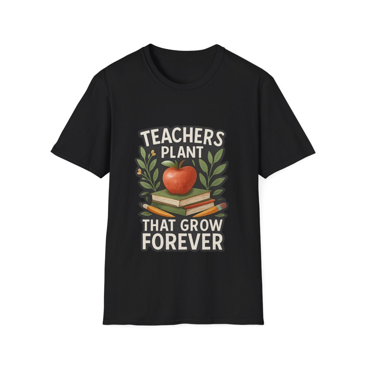 Teacher Appreciation Shirt Teachers Plant Seeds That Grow Forever Tee Gift for Teacher Watercolor Botanical Thank You Teacher Tshirt