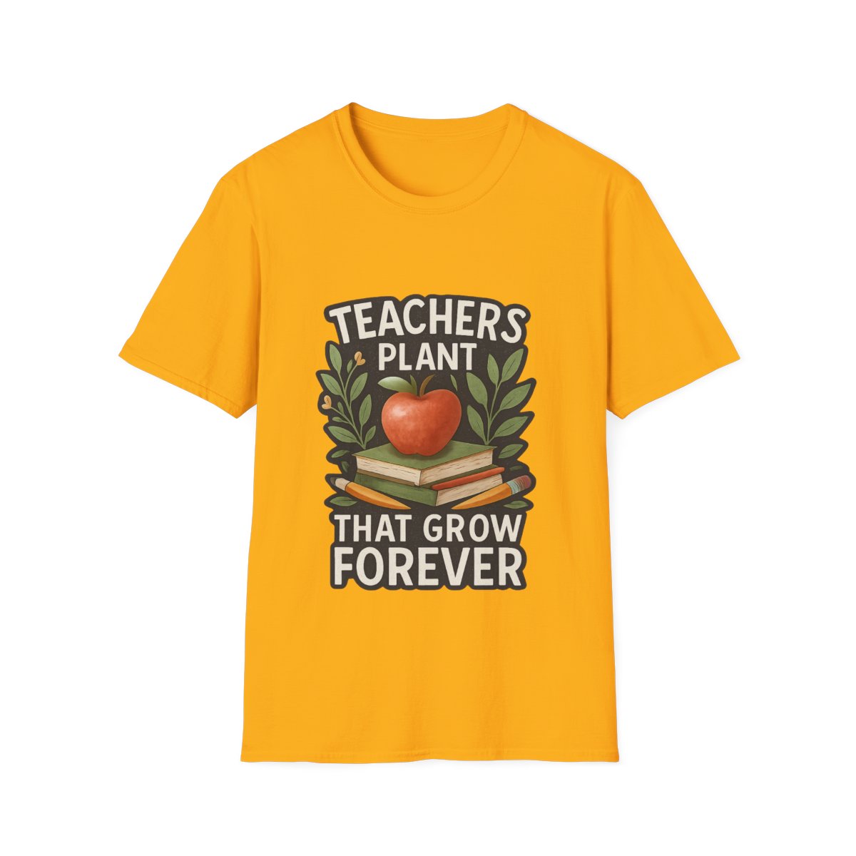 Teacher Appreciation Shirt Teachers Plant Seeds That Grow Forever Tee Gift for Teacher Watercolor Botanical Thank You Teacher Tshirt