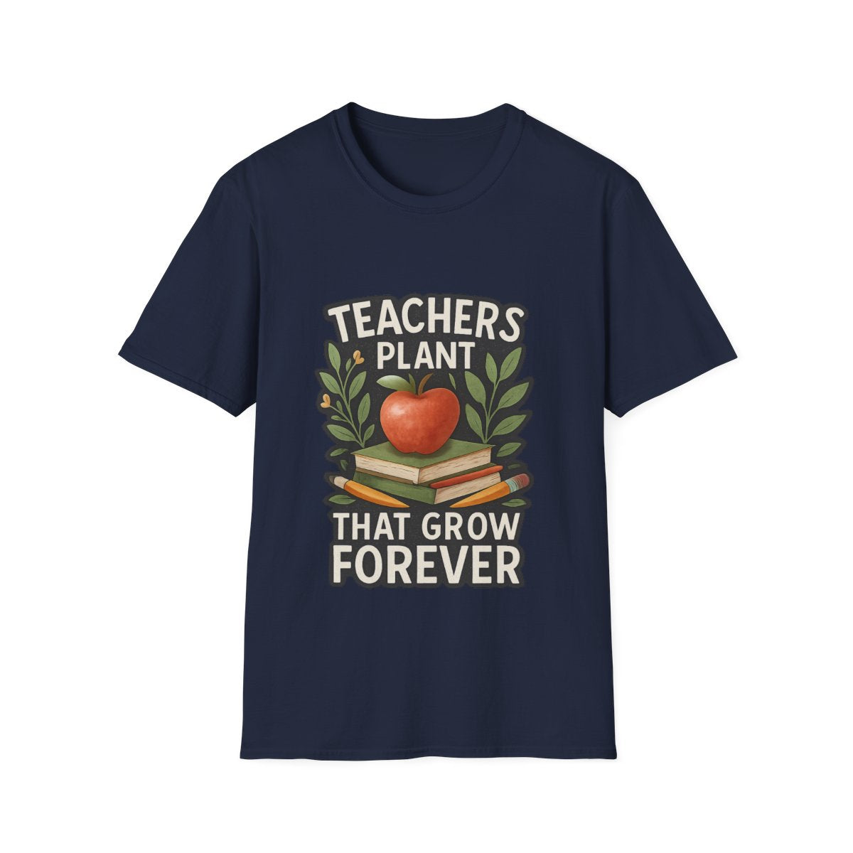 Teacher Appreciation Shirt Teachers Plant Seeds That Grow Forever Tee Gift for Teacher Watercolor Botanical Thank You Teacher Tshirt