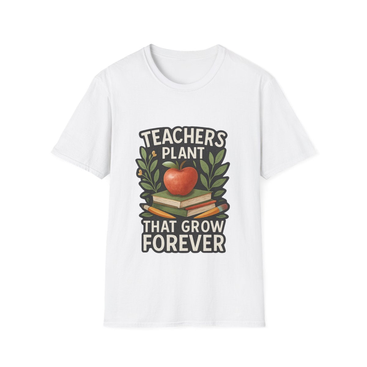 Teacher Appreciation Shirt Teachers Plant Seeds That Grow Forever Tee Gift for Teacher Watercolor Botanical Thank You Teacher Tshirt