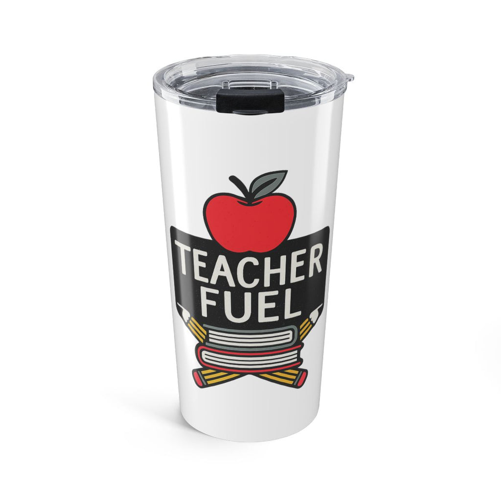 Teacher Fuel Tumbler Gift | Teacher Appreciation Coffee Cup | Back to School Gift for Teachers | Apple Teacher Tumbler