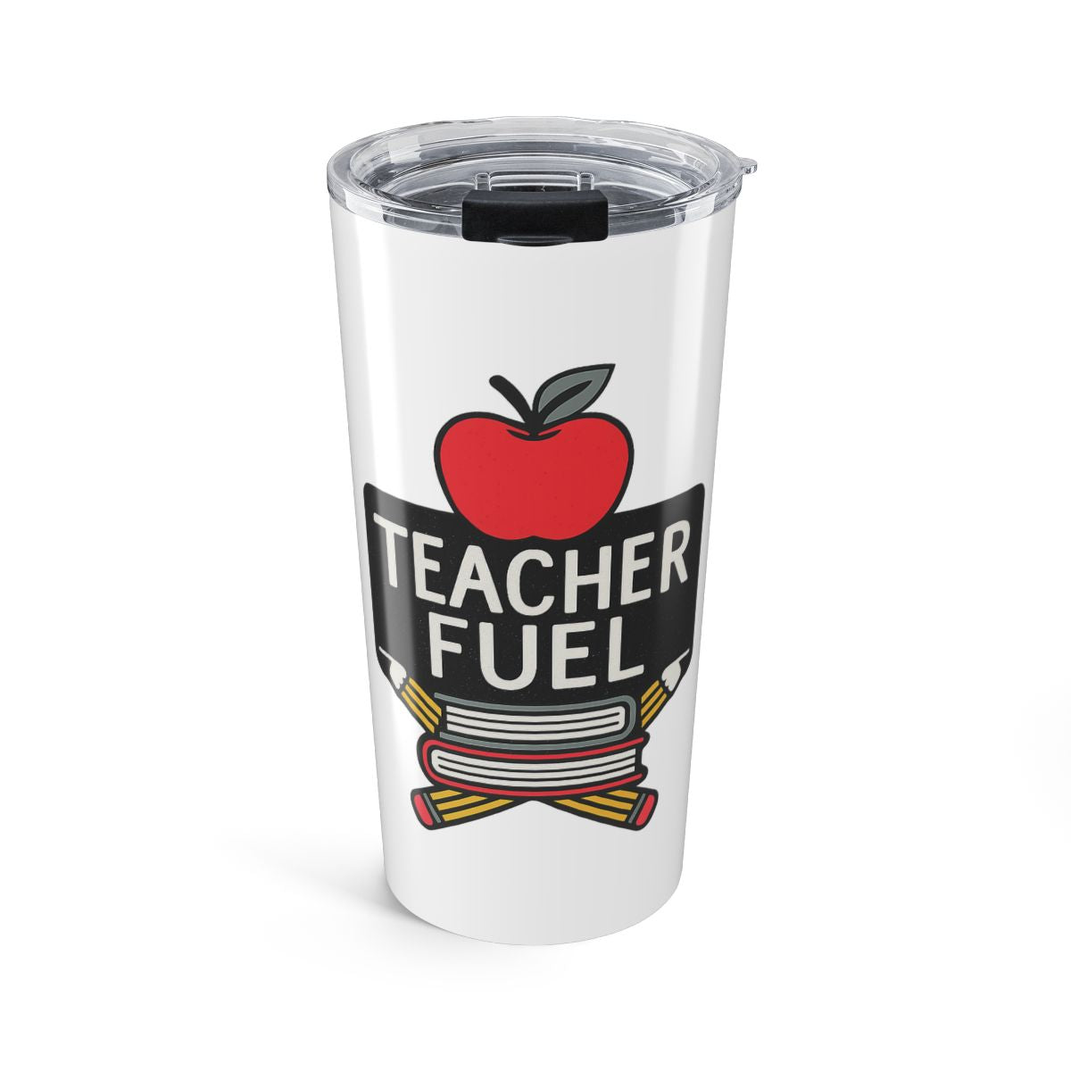 Teacher Fuel Tumbler Gift | Teacher Appreciation Coffee Cup | Back to School Gift for Teachers | Apple Teacher Tumbler