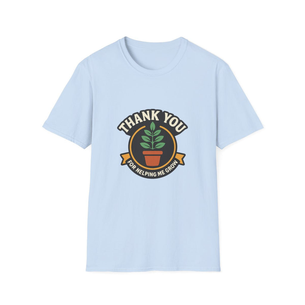 Thank You for Helping Me Grow Teacher Appreciation Shirt Plant Lady Gift Teacher Week Tee Mentor Gift End of Year Teacher Gift