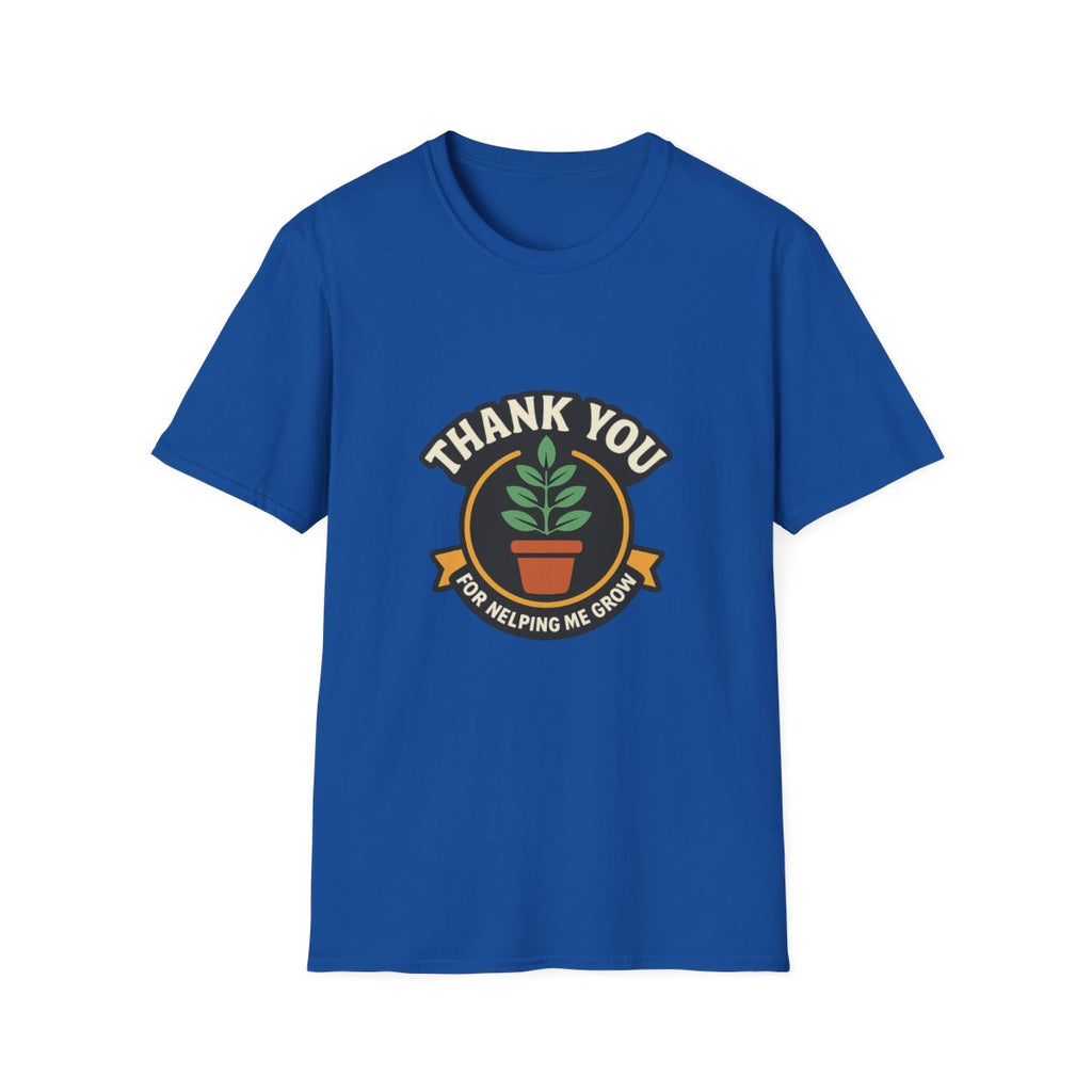 Thank You for Helping Me Grow Teacher Appreciation Shirt Plant Lady Gift Teacher Week Tee Mentor Gift End of Year Teacher Gift