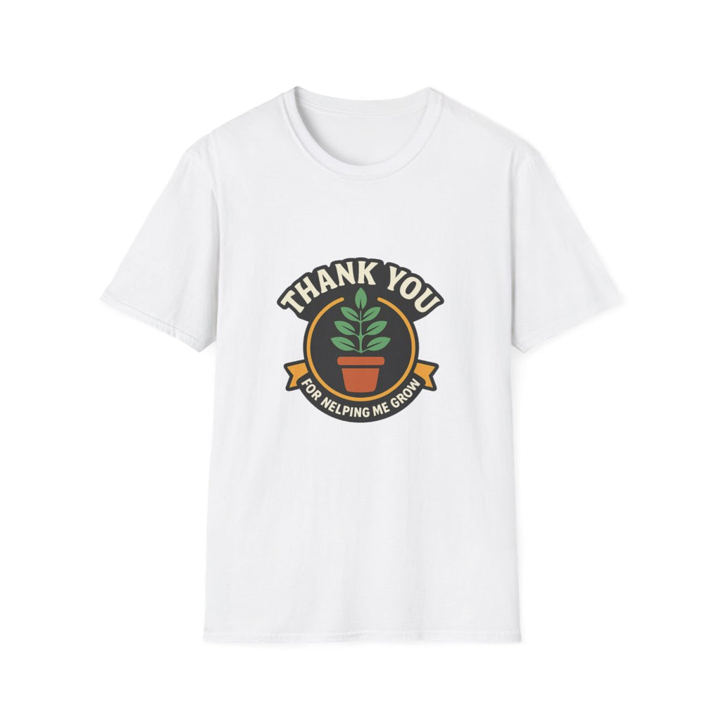 Thank You for Helping Me Grow Teacher Appreciation Shirt Plant Lady Gift Teacher Week Tee Mentor Gift End of Year Teacher Gift