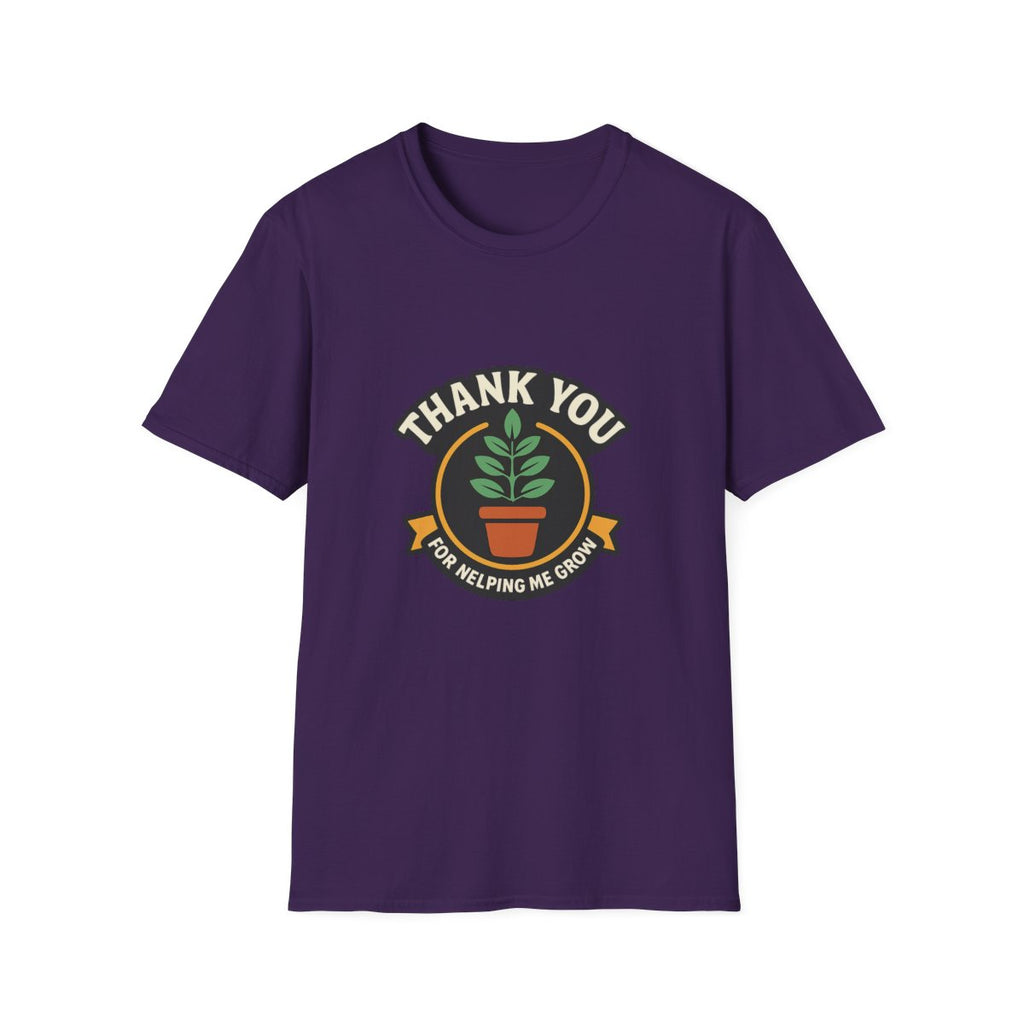 Thank You for Helping Me Grow Teacher Appreciation Shirt Plant Lady Gift Teacher Week Tee Mentor Gift End of Year Teacher Gift