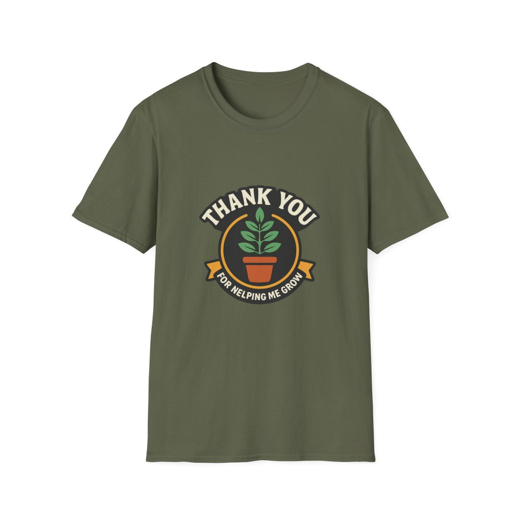 Thank You for Helping Me Grow Teacher Appreciation Shirt Plant Lady Gift Teacher Week Tee Mentor Gift End of Year Teacher Gift