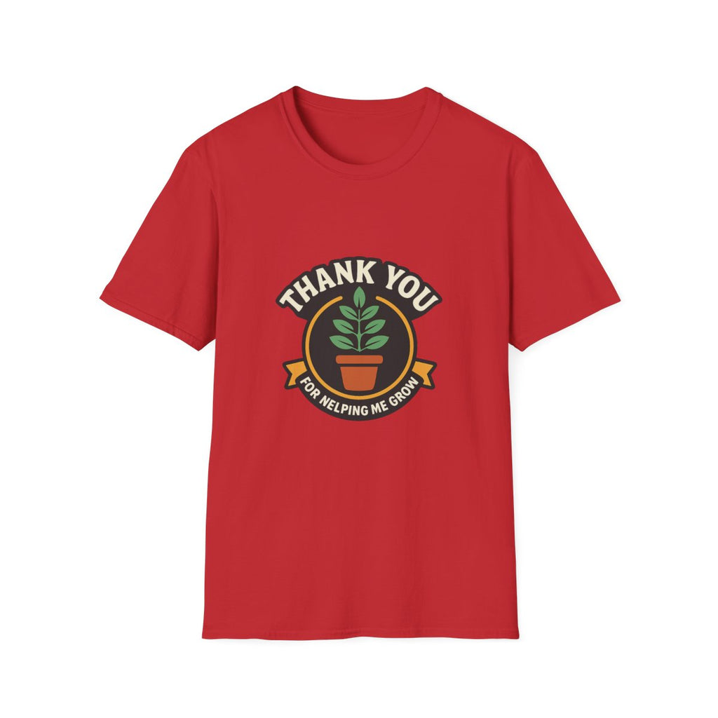 Thank You for Helping Me Grow Teacher Appreciation Shirt Plant Lady Gift Teacher Week Tee Mentor Gift End of Year Teacher Gift