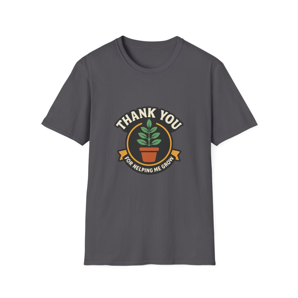 Thank You for Helping Me Grow Teacher Appreciation Shirt Plant Lady Gift Teacher Week Tee Mentor Gift End of Year Teacher Gift