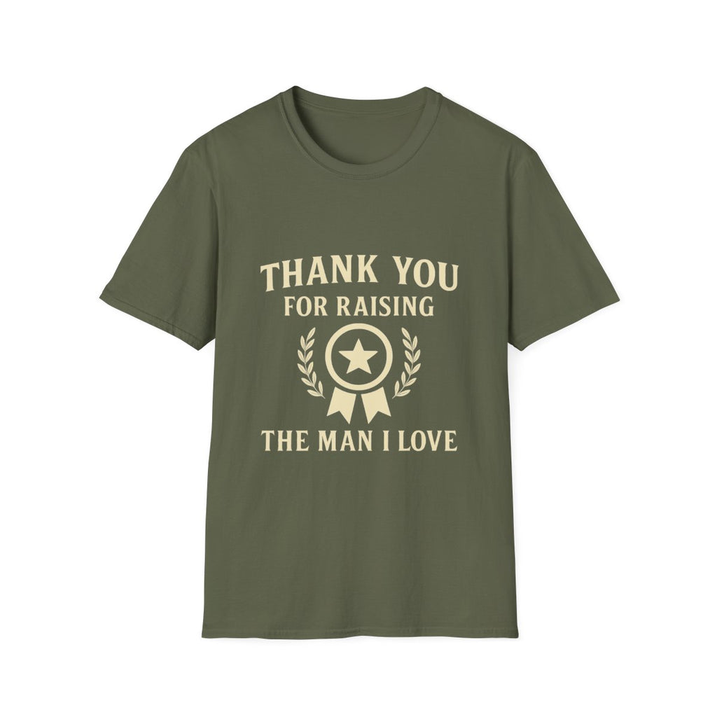 Thank You For Raising The Man I Love Shirt Mother In Law Gift Appreciation Tee Mother's Day Gift From Daughter In Law