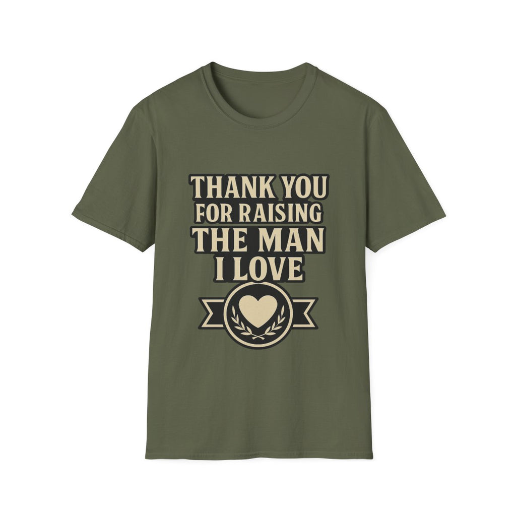 Thank You For Raising The Man I Love Shirt, Mother In Law Gift from Daughter In Law, Mothers Day Gift for MIL, Bride to Be Gift