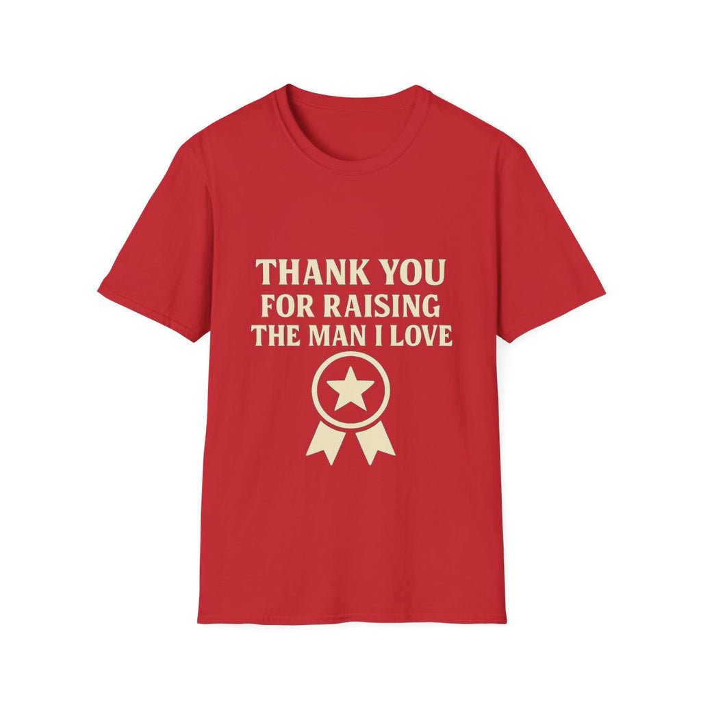 Thank You For Raising The Man I Love Shirt, Mother In Law Gift, Mothers Day Gift From Daughter In Law, MIL Appreciation Tee