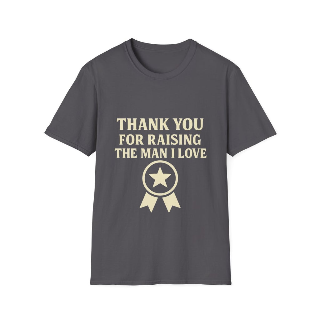 Thank You For Raising The Man I Love Shirt, Mother In Law Gift, Mothers Day Gift From Daughter In Law, MIL Appreciation Tee