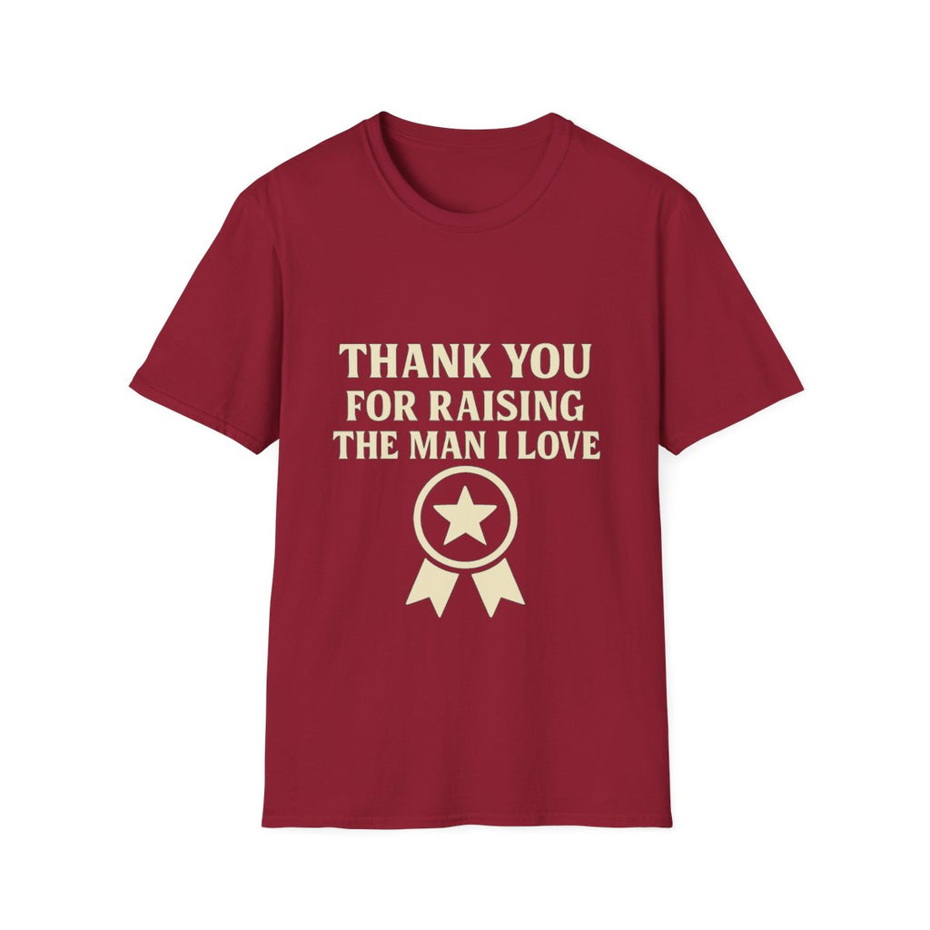 Thank You For Raising The Man I Love Shirt, Mother In Law Gift, Mothers Day Gift From Daughter In Law, MIL Appreciation Tee