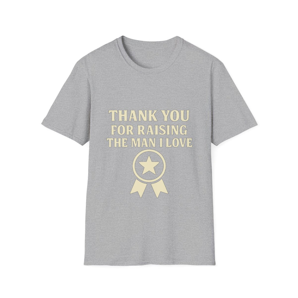 Thank You For Raising The Man I Love Shirt, Mother In Law Gift, Mothers Day Gift From Daughter In Law, MIL Appreciation Tee