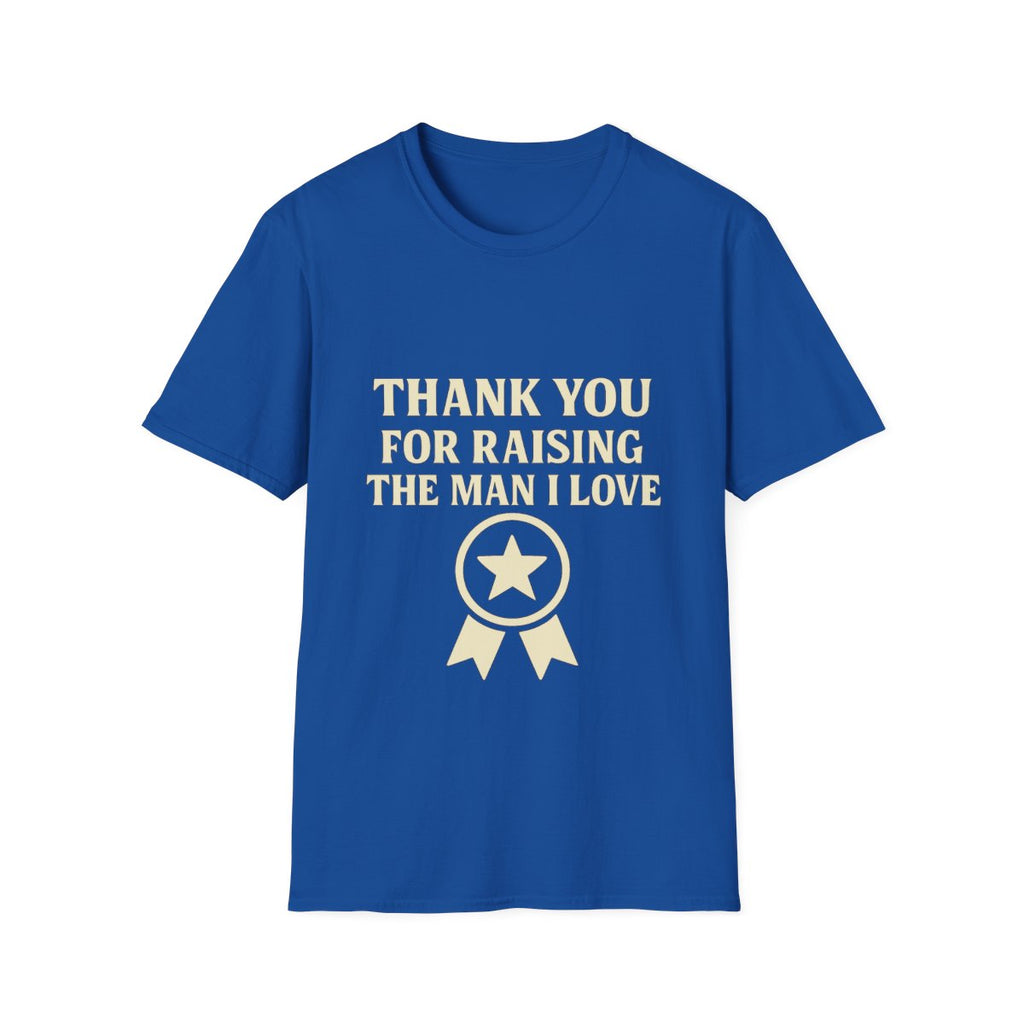 Thank You For Raising The Man I Love Shirt, Mother In Law Gift, Mothers Day Gift From Daughter In Law, MIL Appreciation Tee