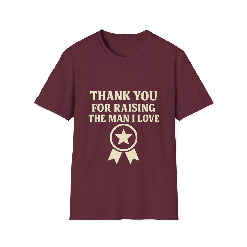Thank You For Raising The Man I Love Shirt, Mother In Law Gift, Mothers Day Gift From Daughter In Law, MIL Appreciation Tee
