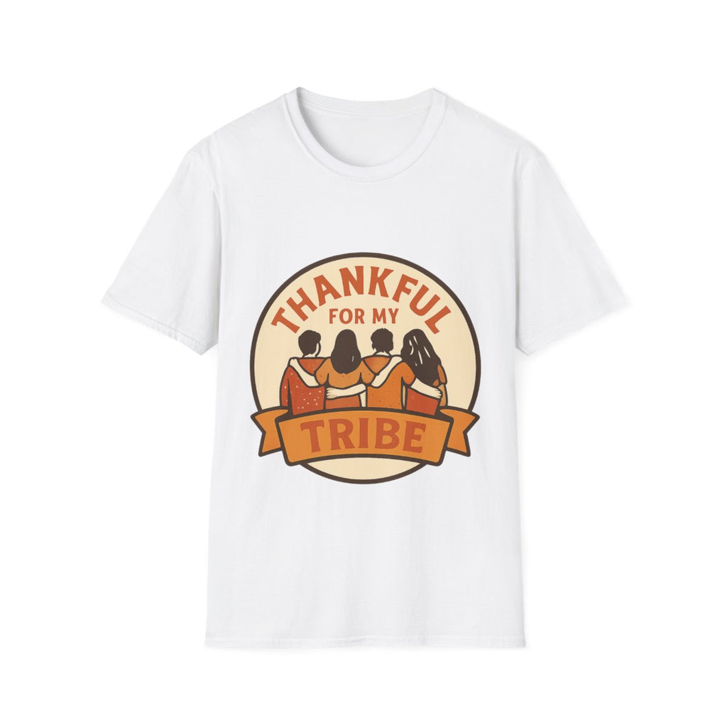 Thankful for My Tribe Shirt, Comfort Colors Tee, Friend Group Gift, Chosen Family Shirt, Boho Friendship Tee, Grateful for Friends